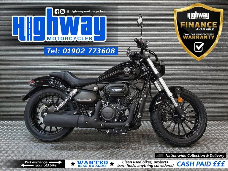 NEW Keeway RK V125 Cruise V Twin CBT Learner Legal Custom Motorcycle