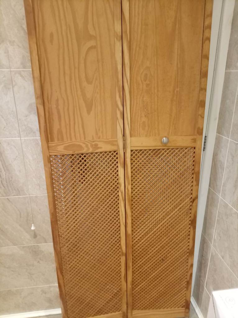 Pine Wood Wardrobe Doors – Good Condition