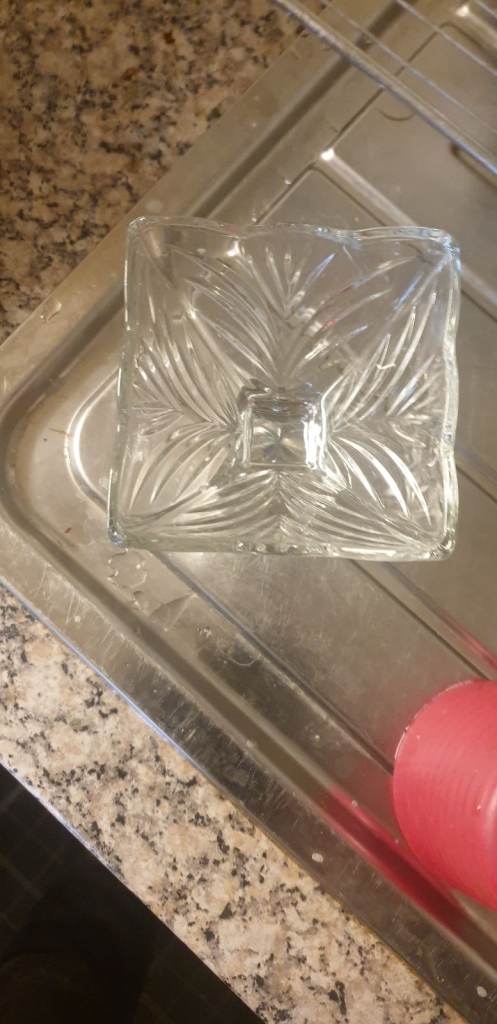 Glass candle holder ornament 
