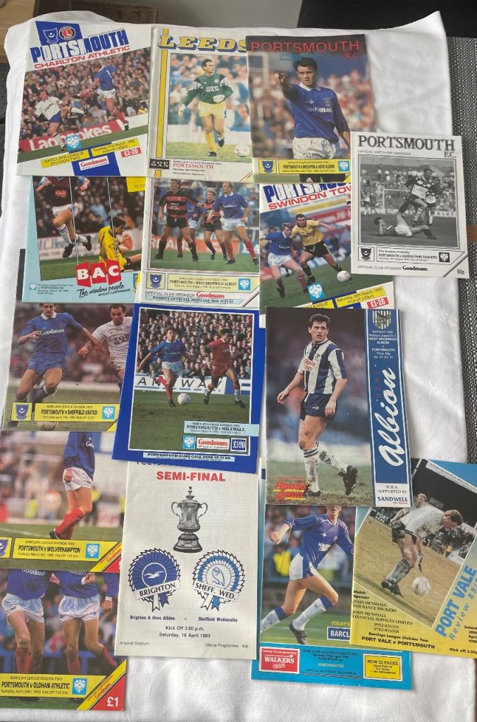 Pompey official match day magazines 