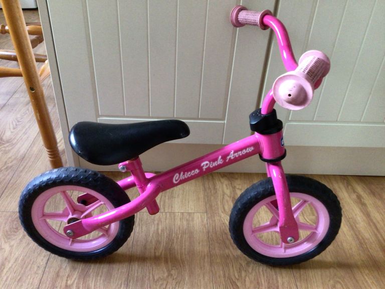 Chicco Pink Arrow Balance Bike.