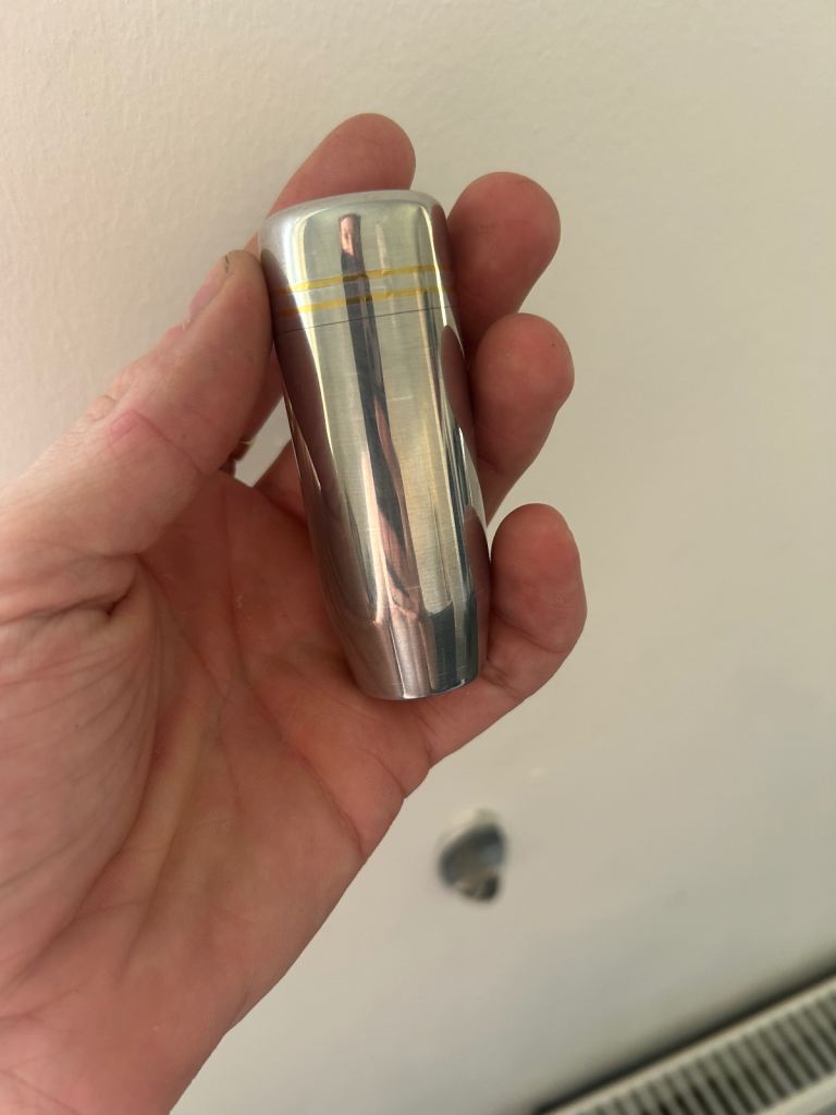 Hand crafted shift knob 