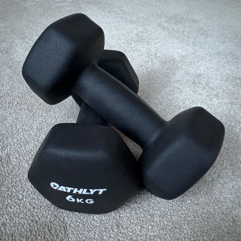 2kg, 4kg and 6kg Dumbbells