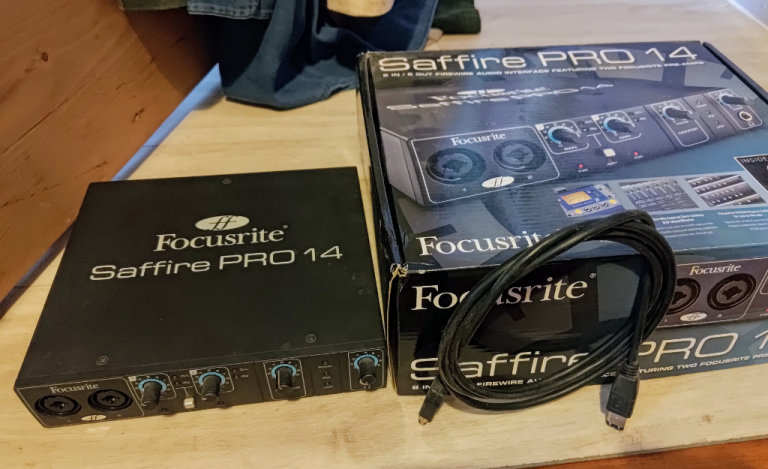 Focusrite Saffire pro 14 audio interface 