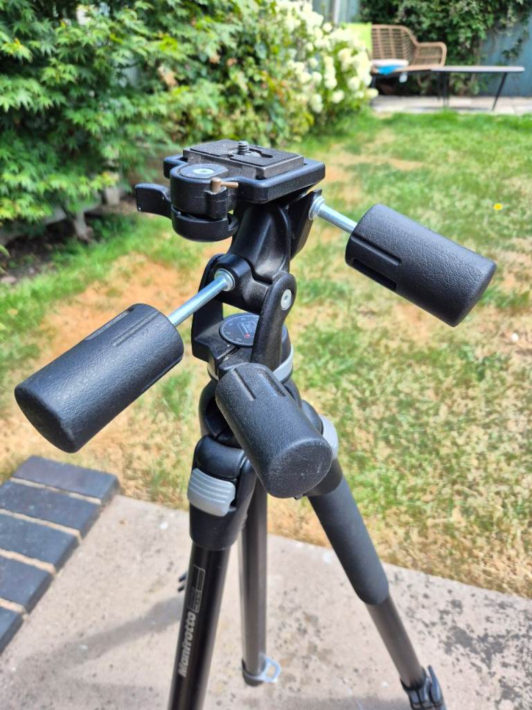 Manfrotto 055 ProB Tripod & 141RC 3 Way Pan & Tilt Head