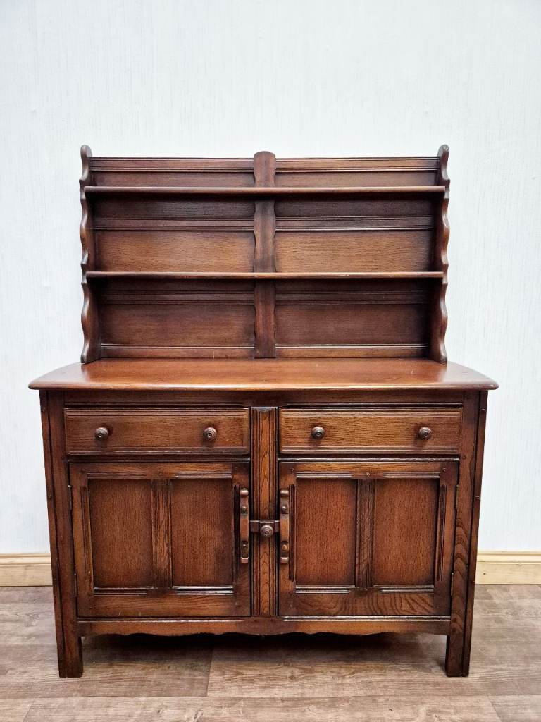 Ercol Kitchen Dresser Display Cabinet China Buffet Cupboard Storage Unit