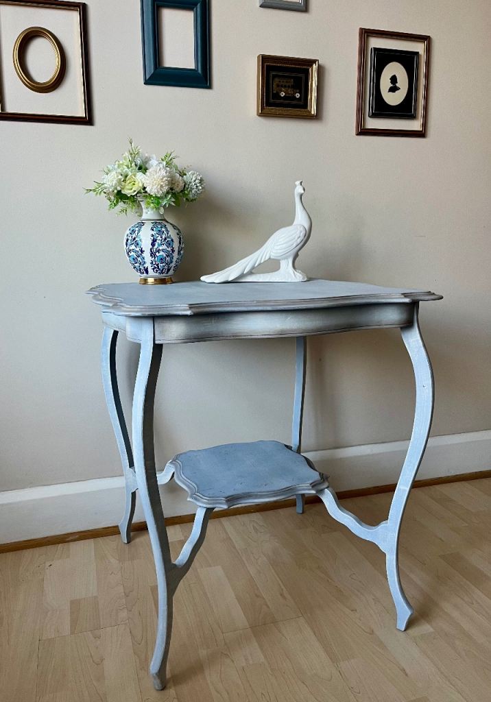 Unique Hand Painted Vintage Coffee Table 