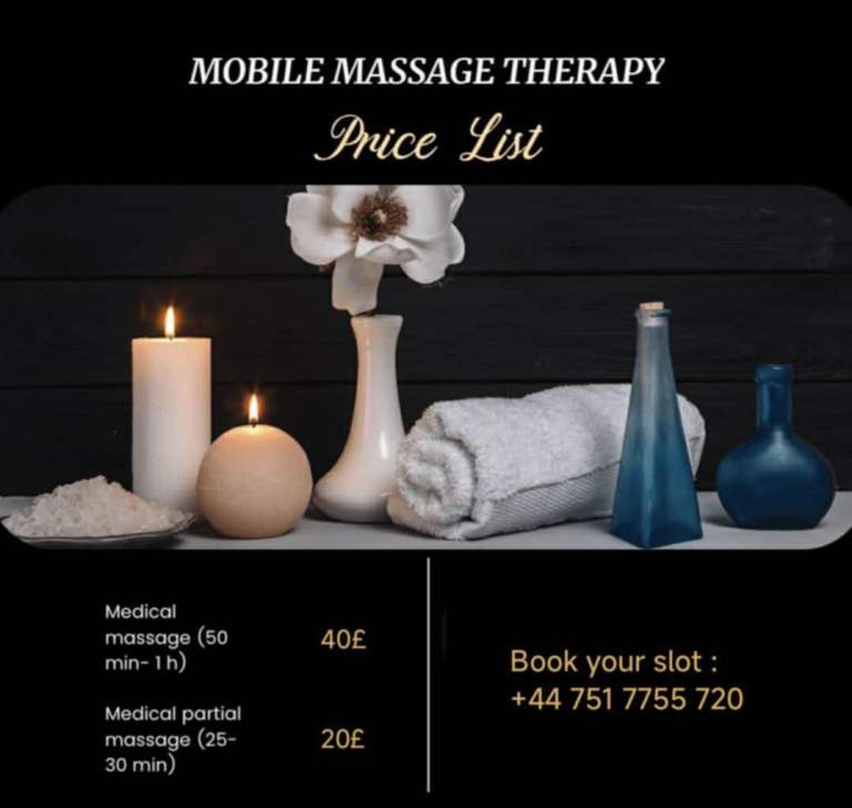 massage therapist available in Newry area