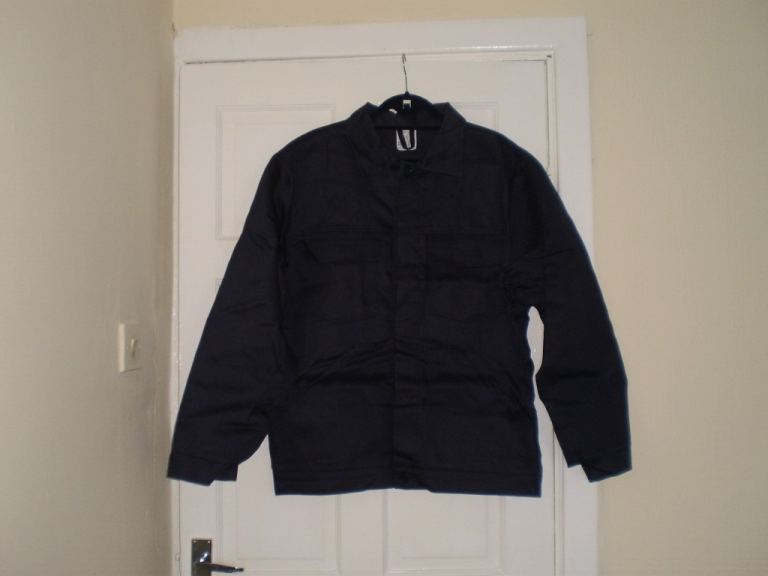 Jacket Work Uniform Men Dark Navy  Size: 16 (UK) Eur 44 New Without Tags 