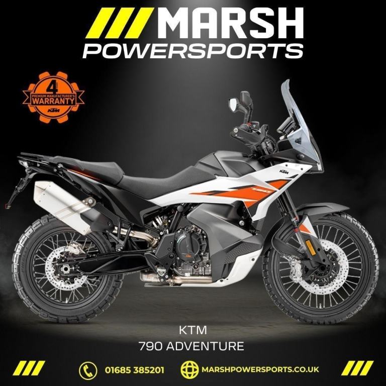 KTM 790 Adventure 2026 White - KTM Main Dealer - Free Tech Pack!