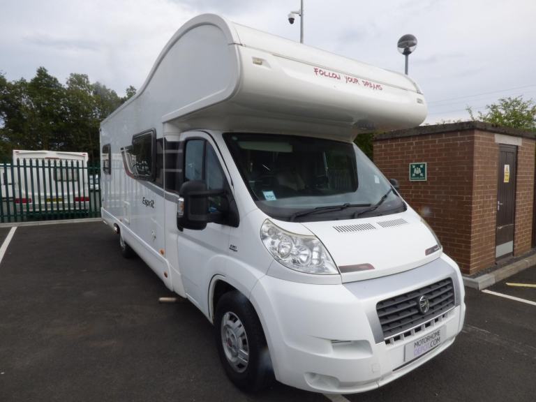 2015 6 berth 6 belt Swift Esprit 496 rear U shaped lounge