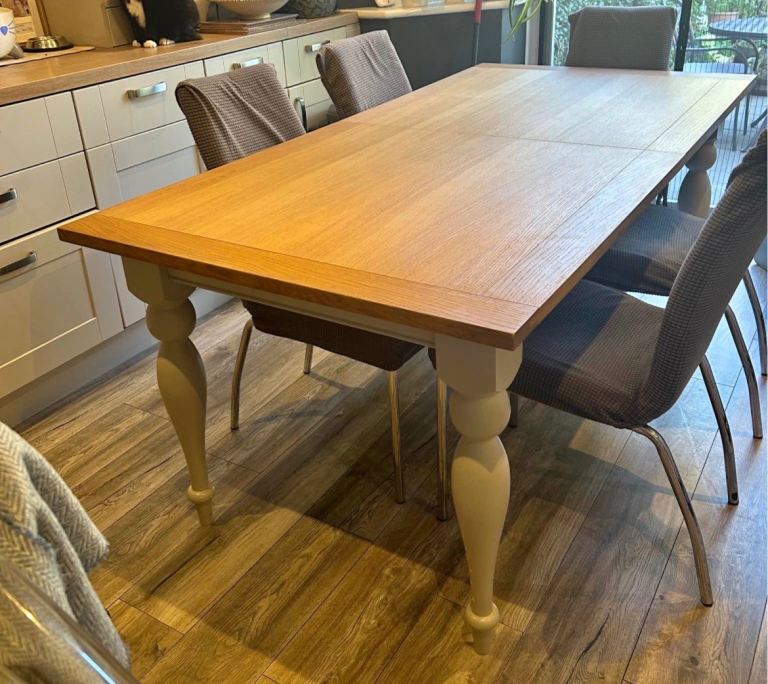 Dining table and chairs 