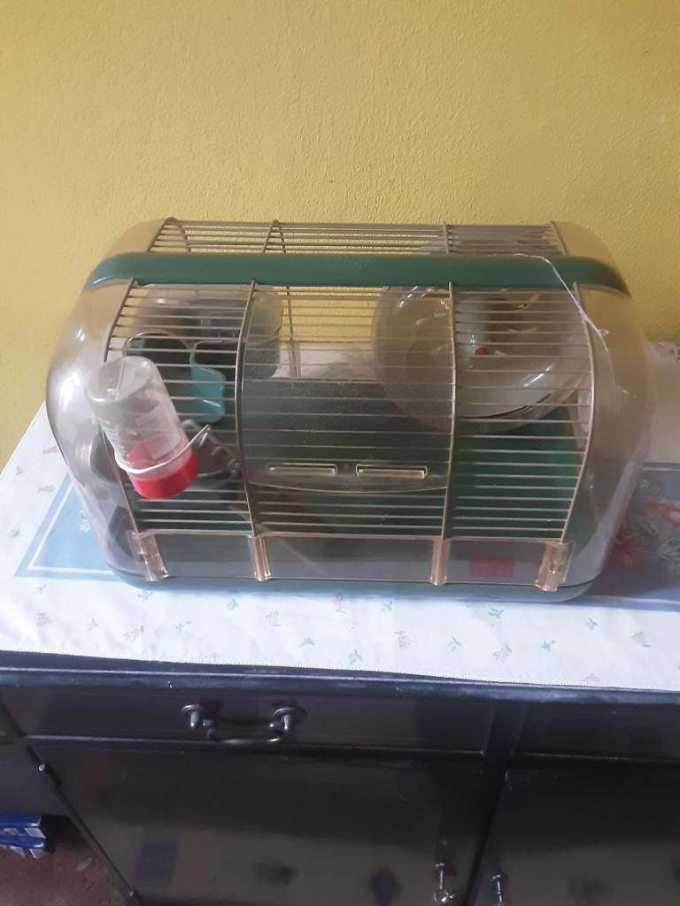 Hamster  Habitrail  Safari  cage and accessories. 