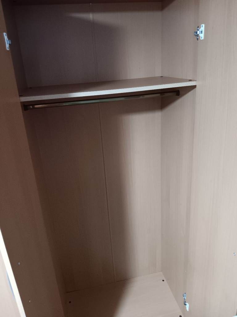 Wardrobe with Hanging Rail and Shelf – Good Condition