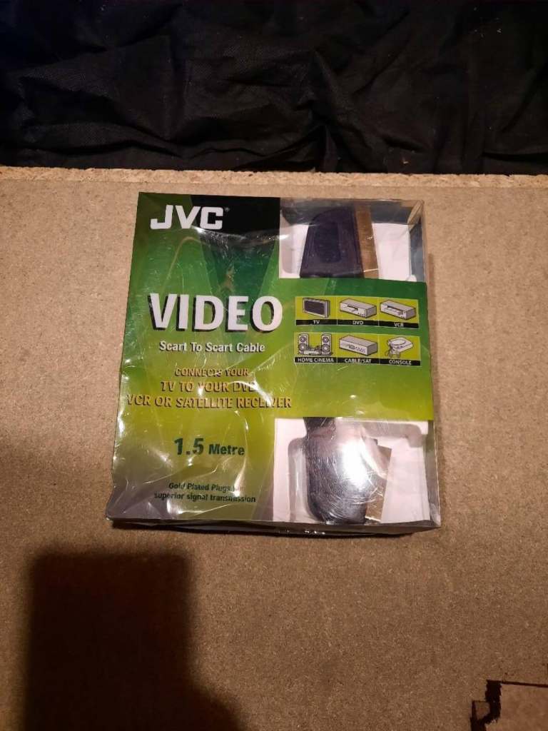 JVC Video Scart To Scart Cable 1.5 metre 