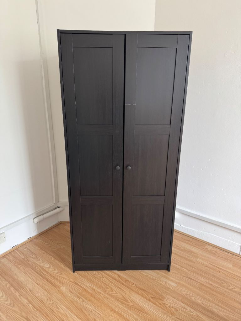 IKEA Dark Brown Wardrobe / Storage Cabinet – Good Condition – £30