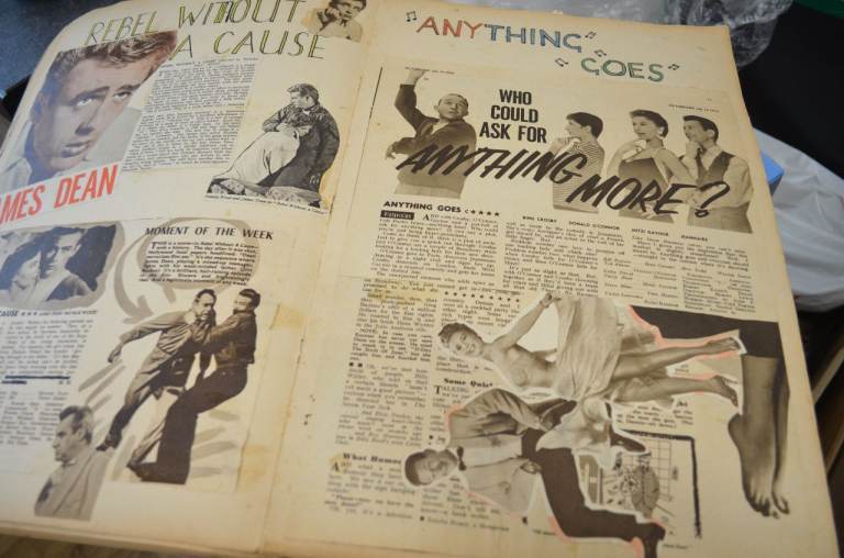 AMAZING 50/60'S SCAPBOOK DEAN FAMOUS FILMS