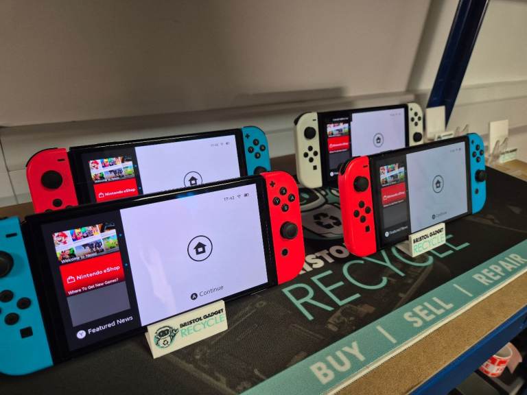 Nintendo Switch OLED 64GB Console + Joycons + 3 Months Warranty + Cable (NO GAMES) £169.99 EACH