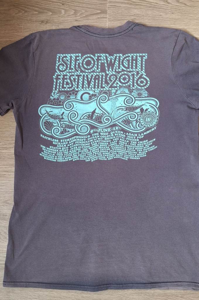 Official Isle Of Wight Festival 2016 T Shirt 