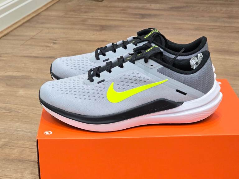 Nike Air Winflo 10 Men’s Running Shoes Grey/White Size UK 9 DV4022 007🔥