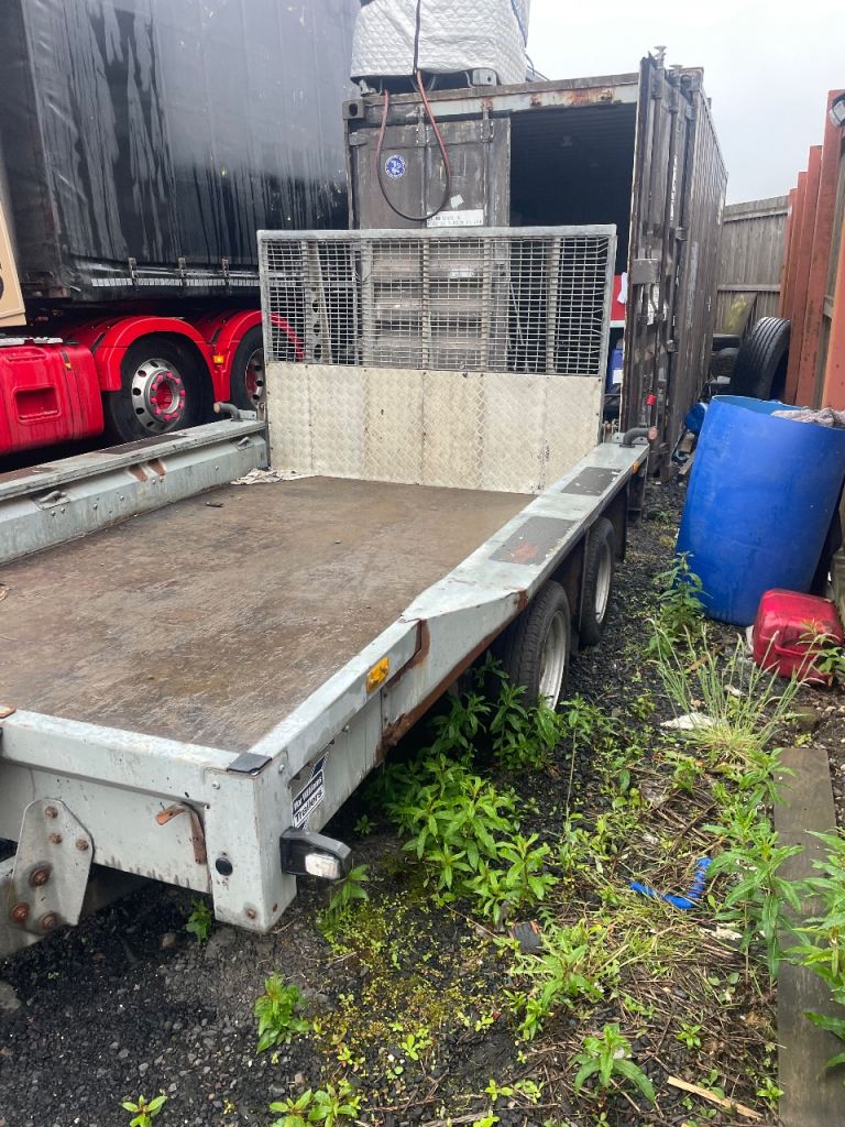 Ifor Williams twin axle plant trailer