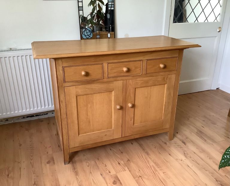 M&S Solid Oak Sideboard – Very Good Condition