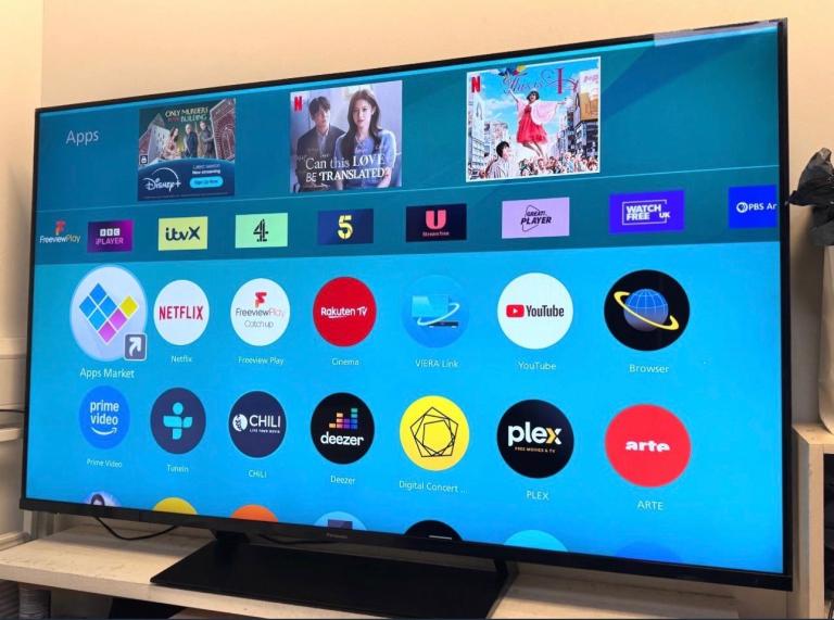 58” 4K Panasonic Smart   WiFi Ultra Hd led tv   Excellent condition