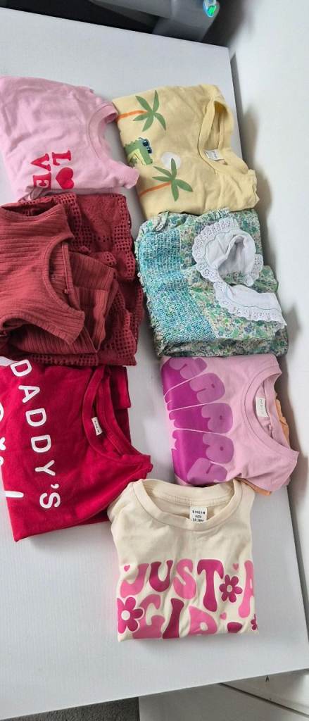 Bundle of Baby Girl Clothes - Next tk max & Shein, very Good Condition