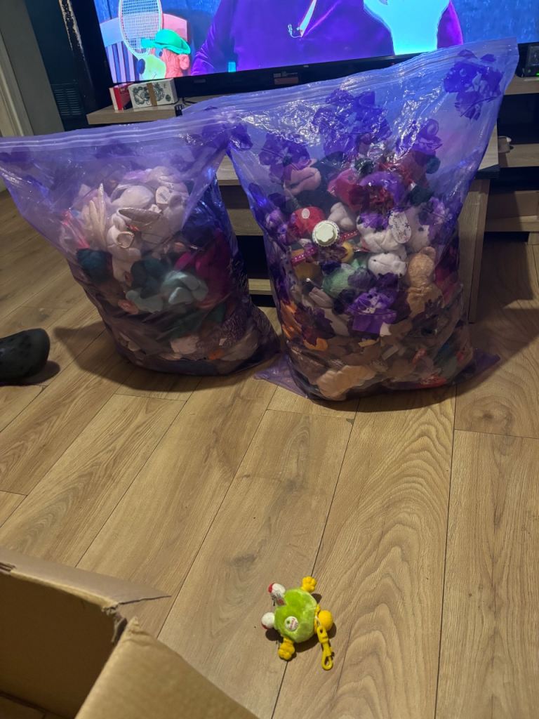 Approximately 130 t y beanie bears