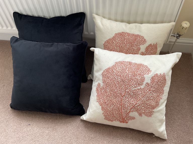 4 immaculate cushions