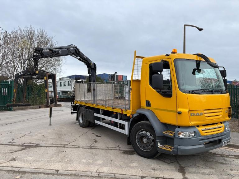 2008 DAF LF55.220 18ton Hiab/brick grab truck/lorry 
