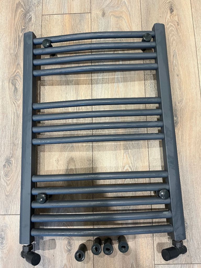 Stylist Grey Wall Mounted Bathroom Radiator 