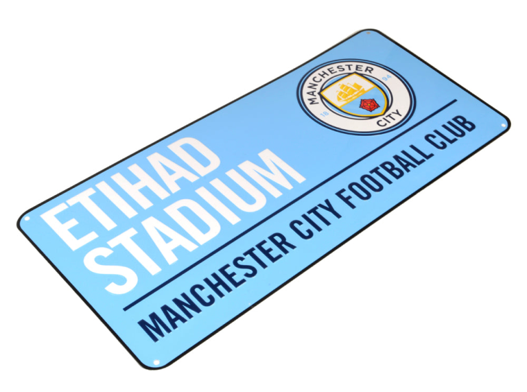 Etihad Stadium Sign