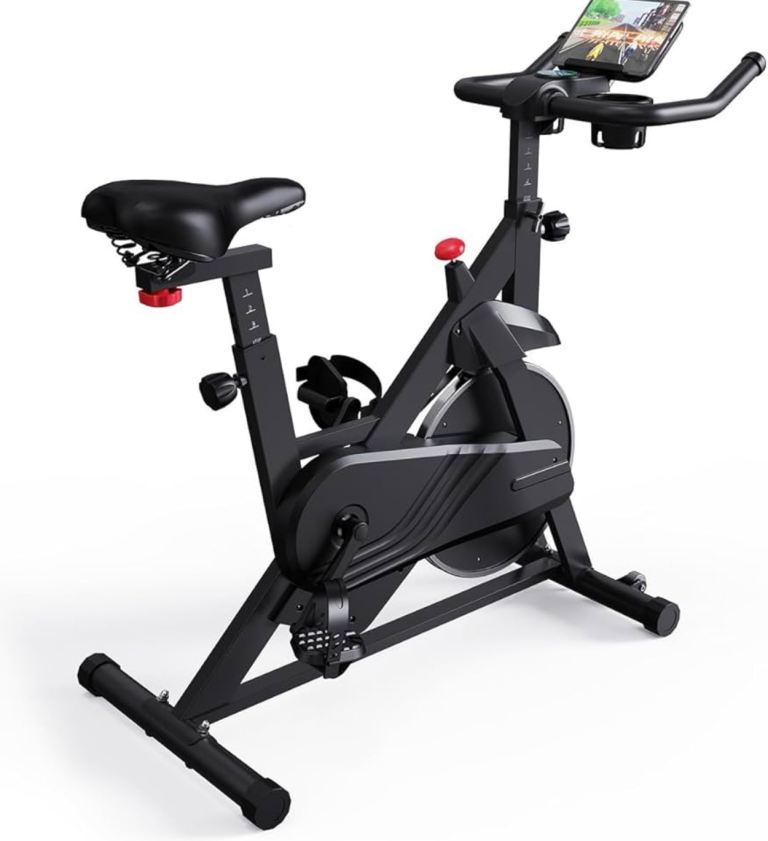 Light green exercise bike