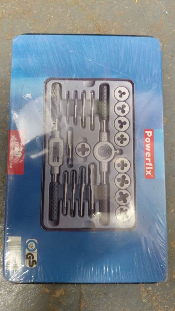 Powerfix 20 Piece Tap and Die Set