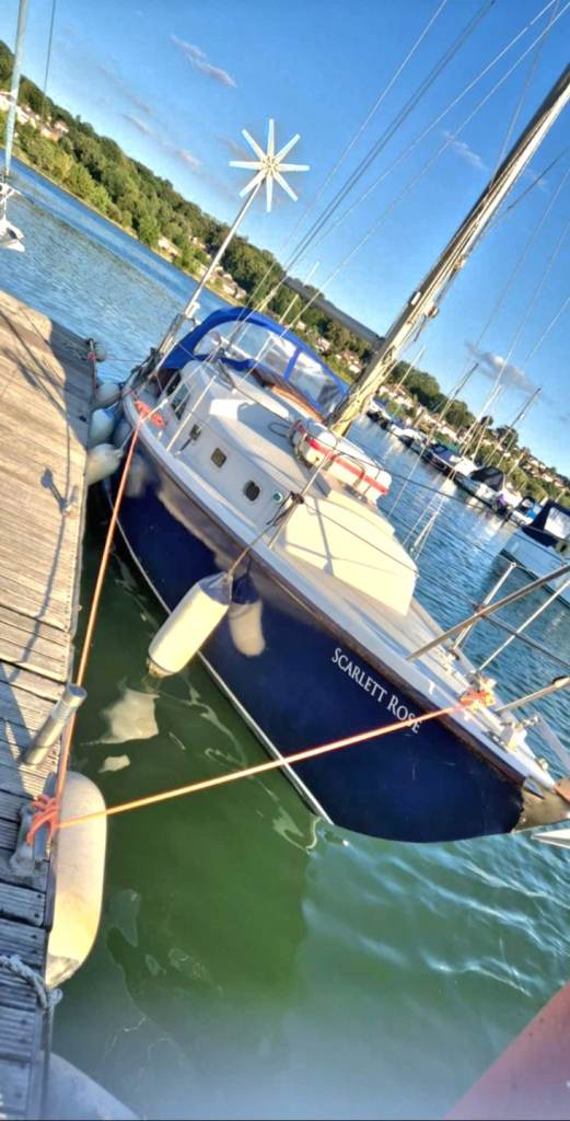 CONTESSA 27 SAILING YACHT – SCARLETT ROSE 🌹 