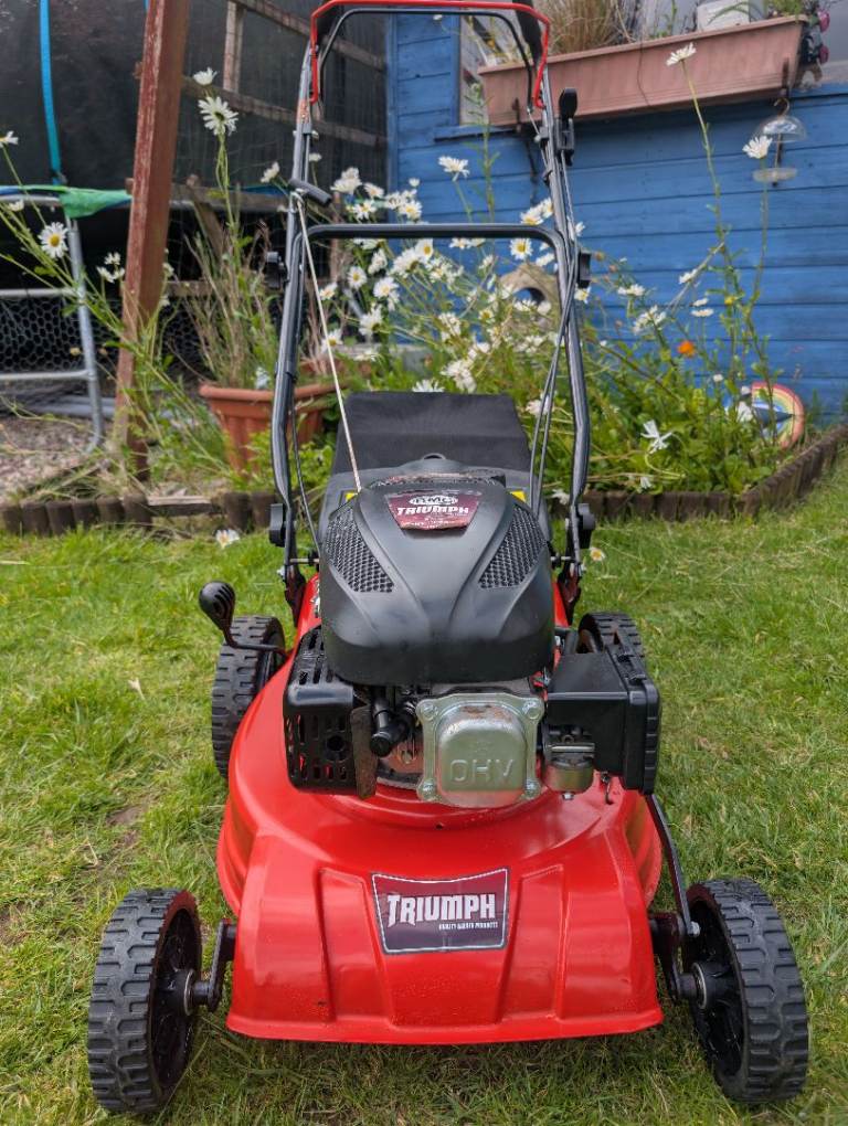 BMC triumph self propelled petrol lawnmower 