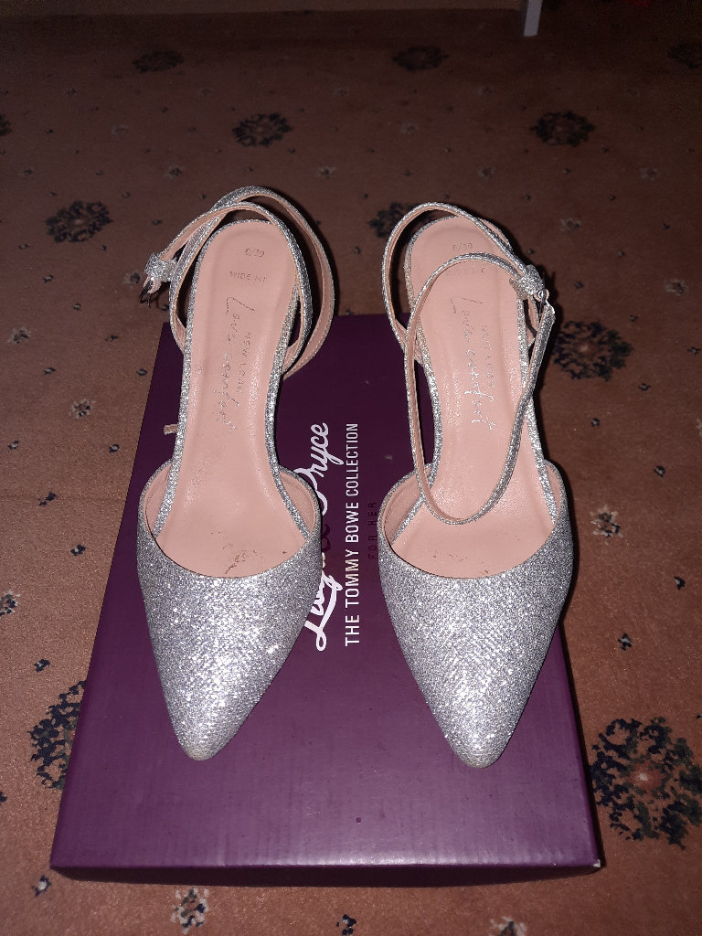 Silver Occasion Shoes