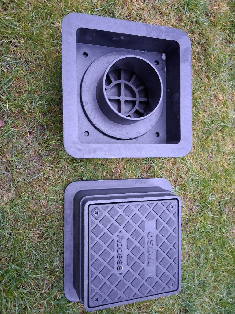 OsmaDrain 110mm Rodding Eye with Access Cover - NEW