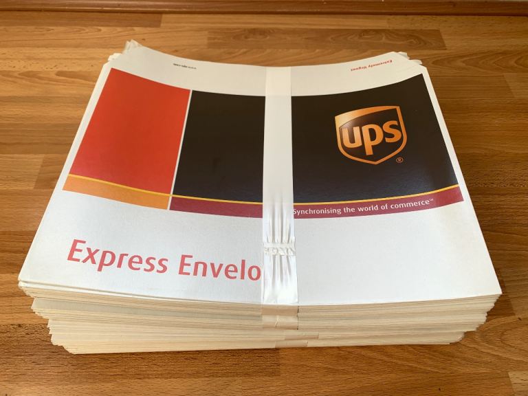 UPS Express Envelopes - Approx 90, Brand New