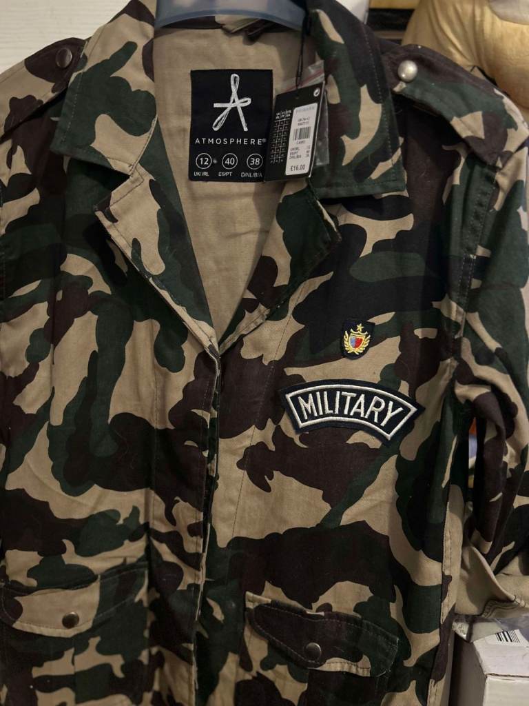 LADIES MILITARY STYLE JACKET