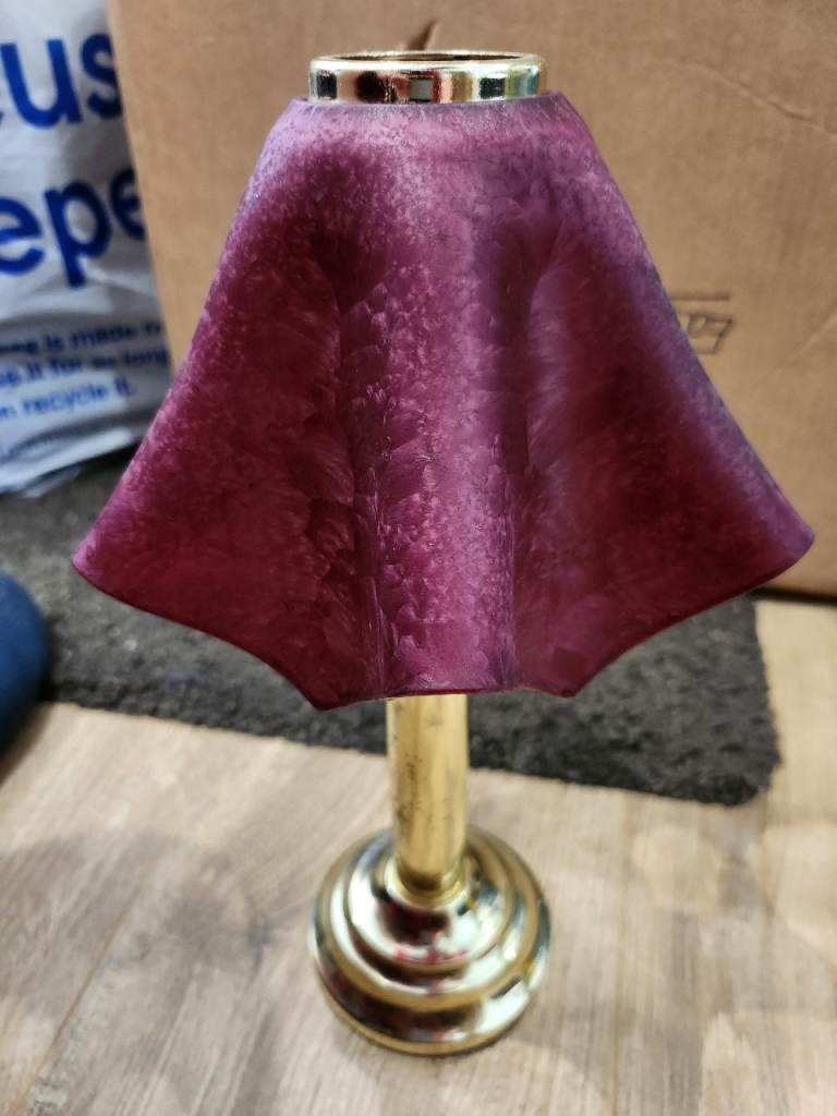 Partylite Cranberry Tealight Holder Lamp