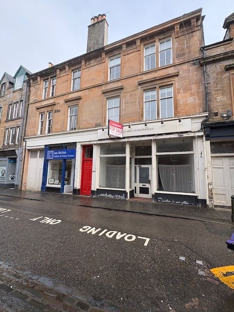 COMMERCIAL/RETAIL SPACE - HIGH STREET, DUNBLANE FOR SALE OR LEASE