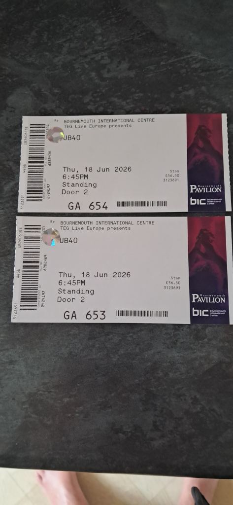 UB40 tickets 