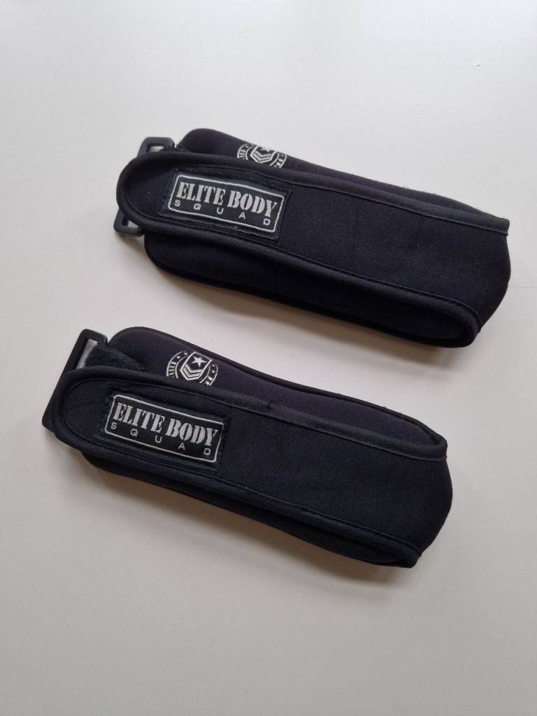Ankle Weights - 1kg - Elite Body Squad - Black 