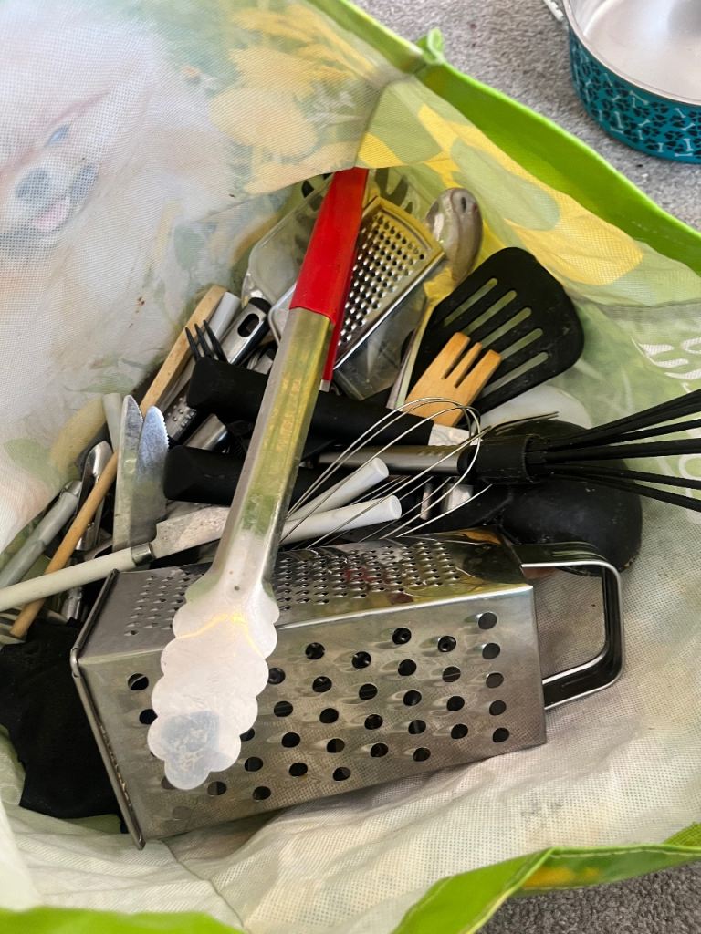 FREE - Kitchen Utensil Bundle - Grater, Tongs, Whisk, Spatula ETC….