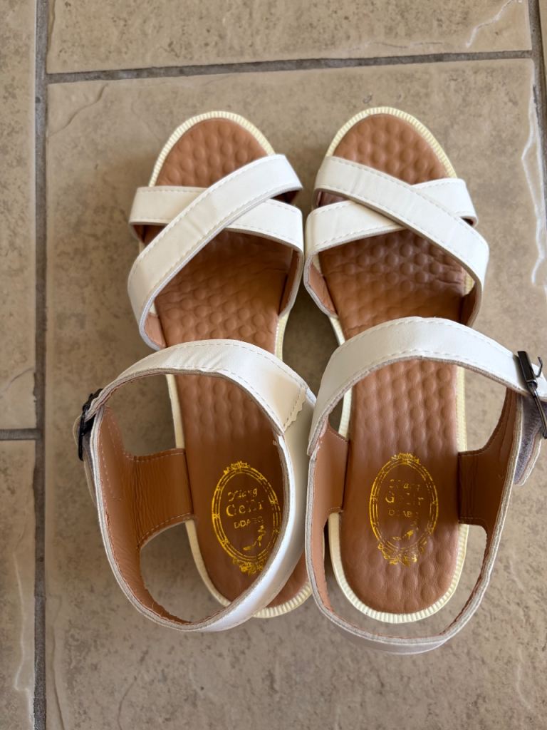 White Platform Sandals – As Good As New