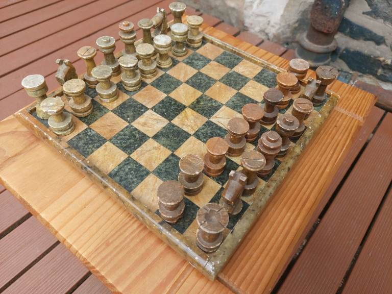 Delightful Marble Chess Set