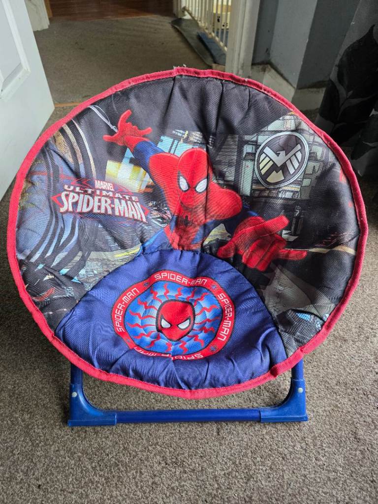 Kids spider-man fold up chair 
