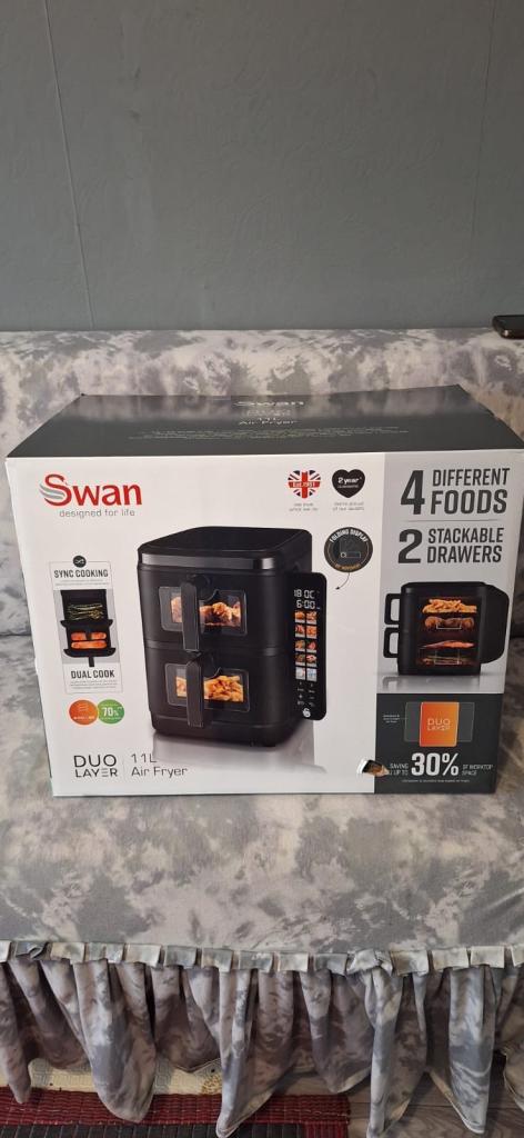 Swan double airfryer